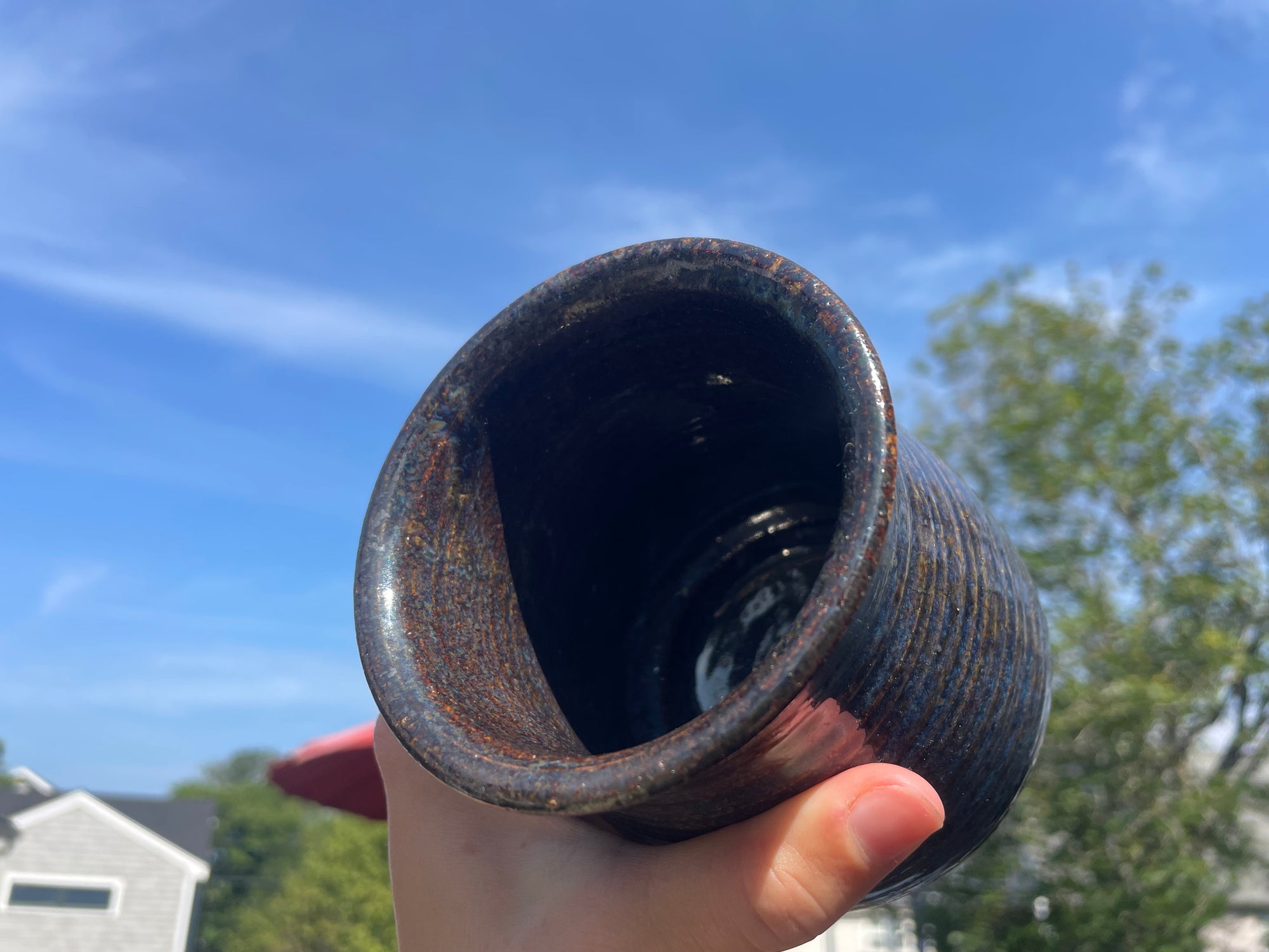 Ocean Ember Vase
